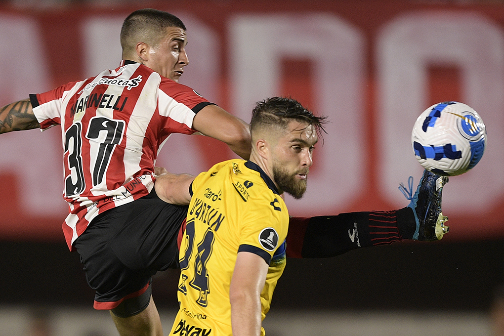 El cuadro “Oro y Cielo” perdió 1-0 ante el conjunto Pincha y se despidió de la Conmebol Libertadores 12 FOAkke2XIAMBun0
