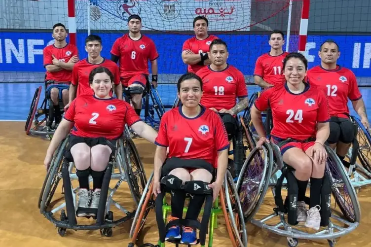 Seleccion Chilena Handball en Silla de Ruedas