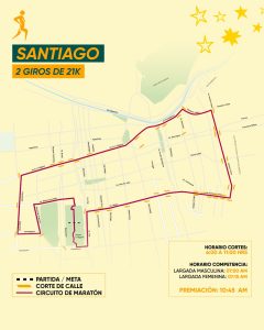 Así será el recorrido del maratón en Santiago 2023 1 WhatsApp Image 2023 10 13 at 09.21.22