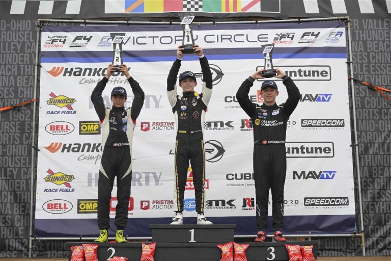 Nico Ambiado logra gran segundo lugar en la cuarta fecha de la Fórmula Regional Américas en Estados Unidos 8 Podio_Ambiado