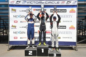 Nicolás Ambiado logró triple podio con victoria en la primera fecha de la Fórmula Regional Américas y queda líder del campeonato en EE.UU. 2 Podio Nola